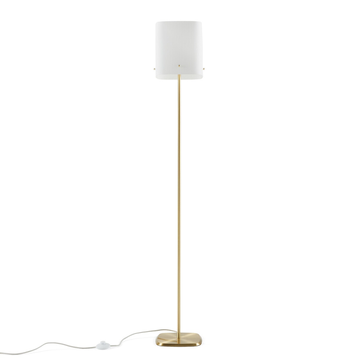 Торшер из латуни и граненого стекла