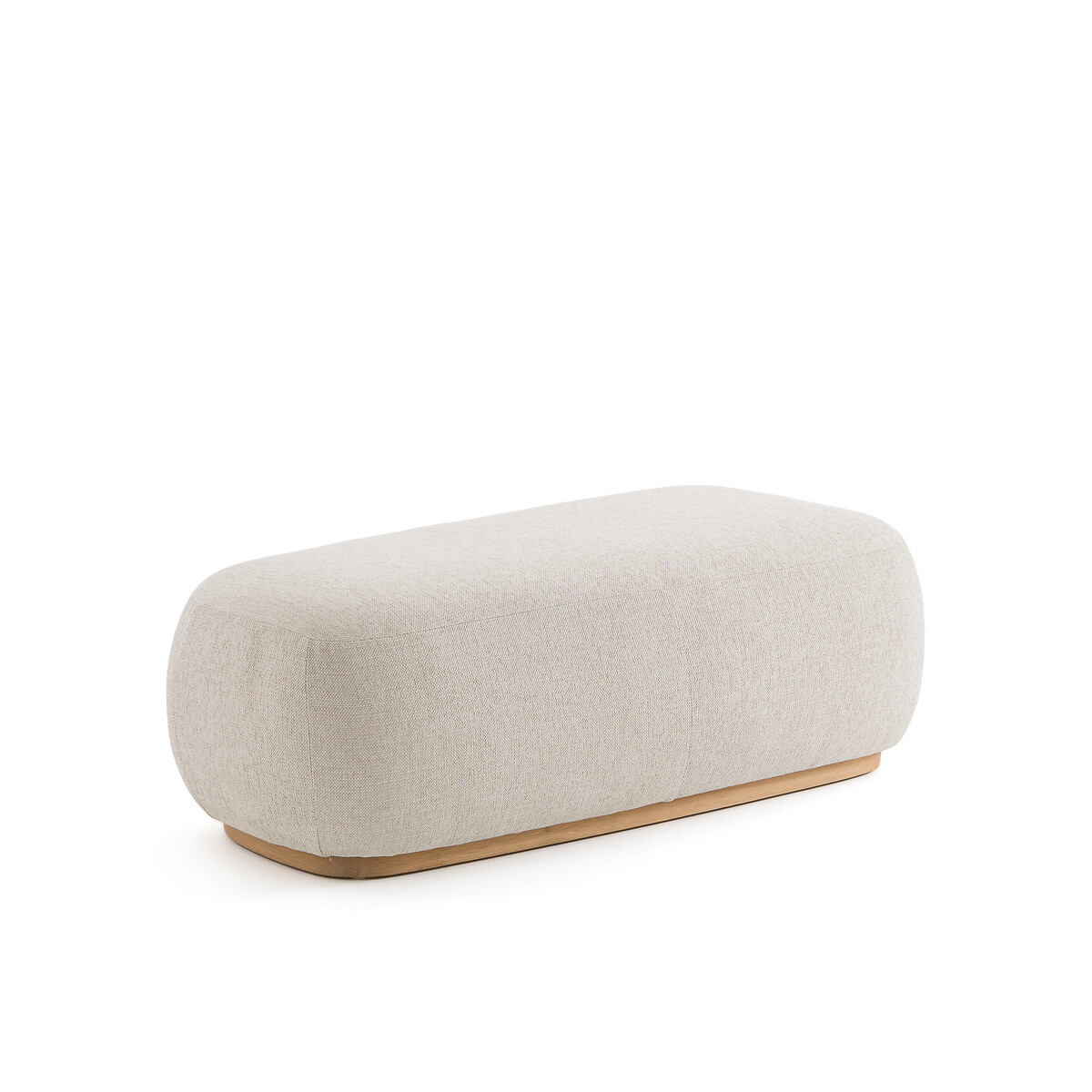 Банкетка-подставка под ноги из рифленой ткани