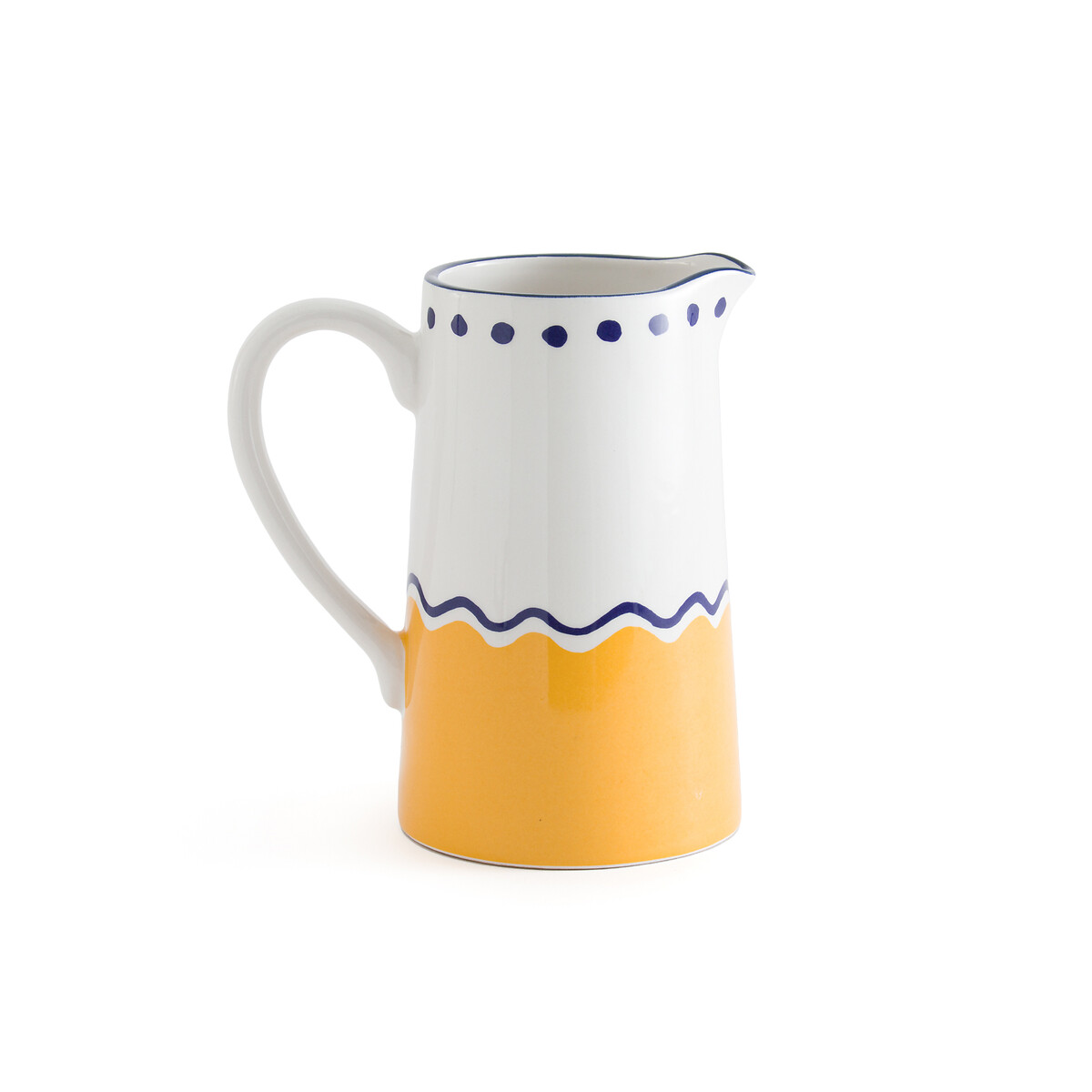 Графин из фаянса с принтом