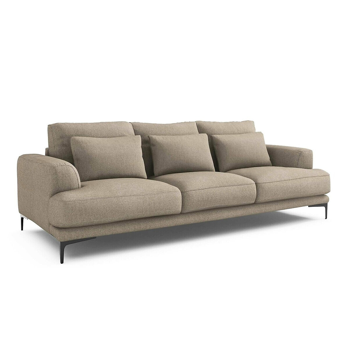 Диван из фактурной ткани