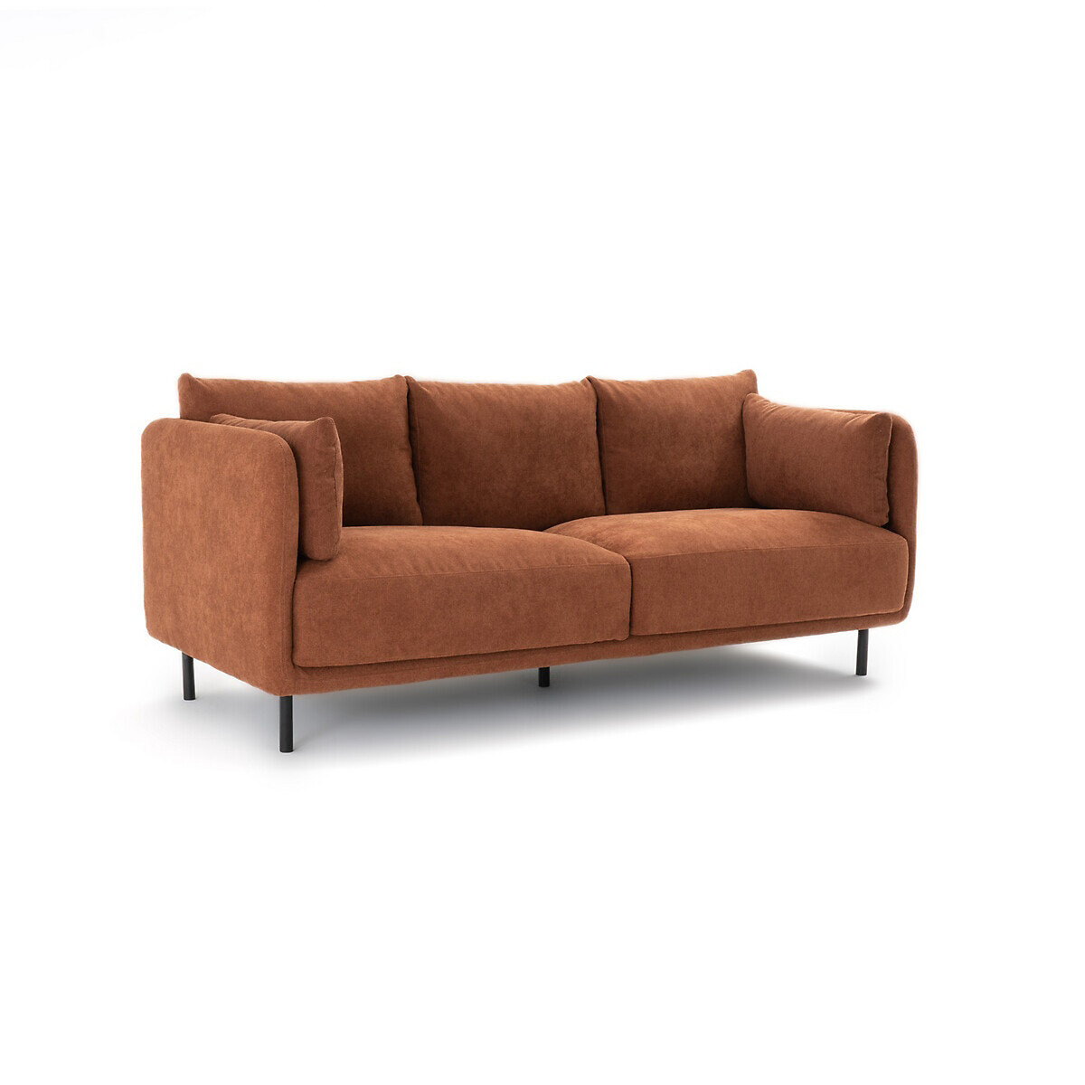 Диван из фактурной ткани 4-5 мест