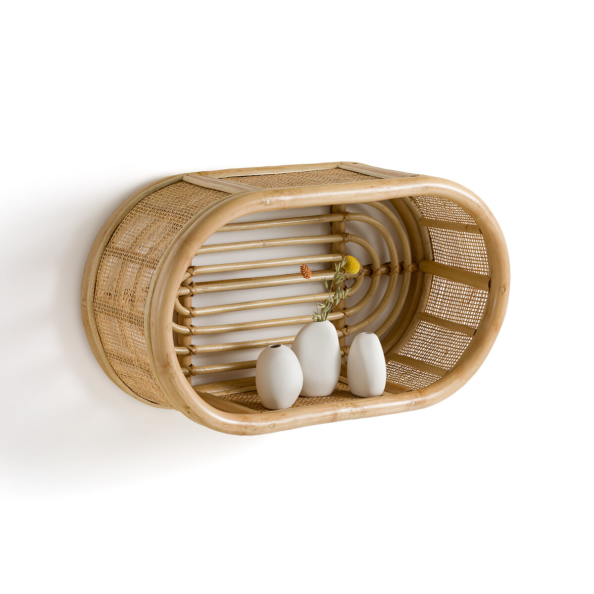 Полка настенная из ротанга (мал.)