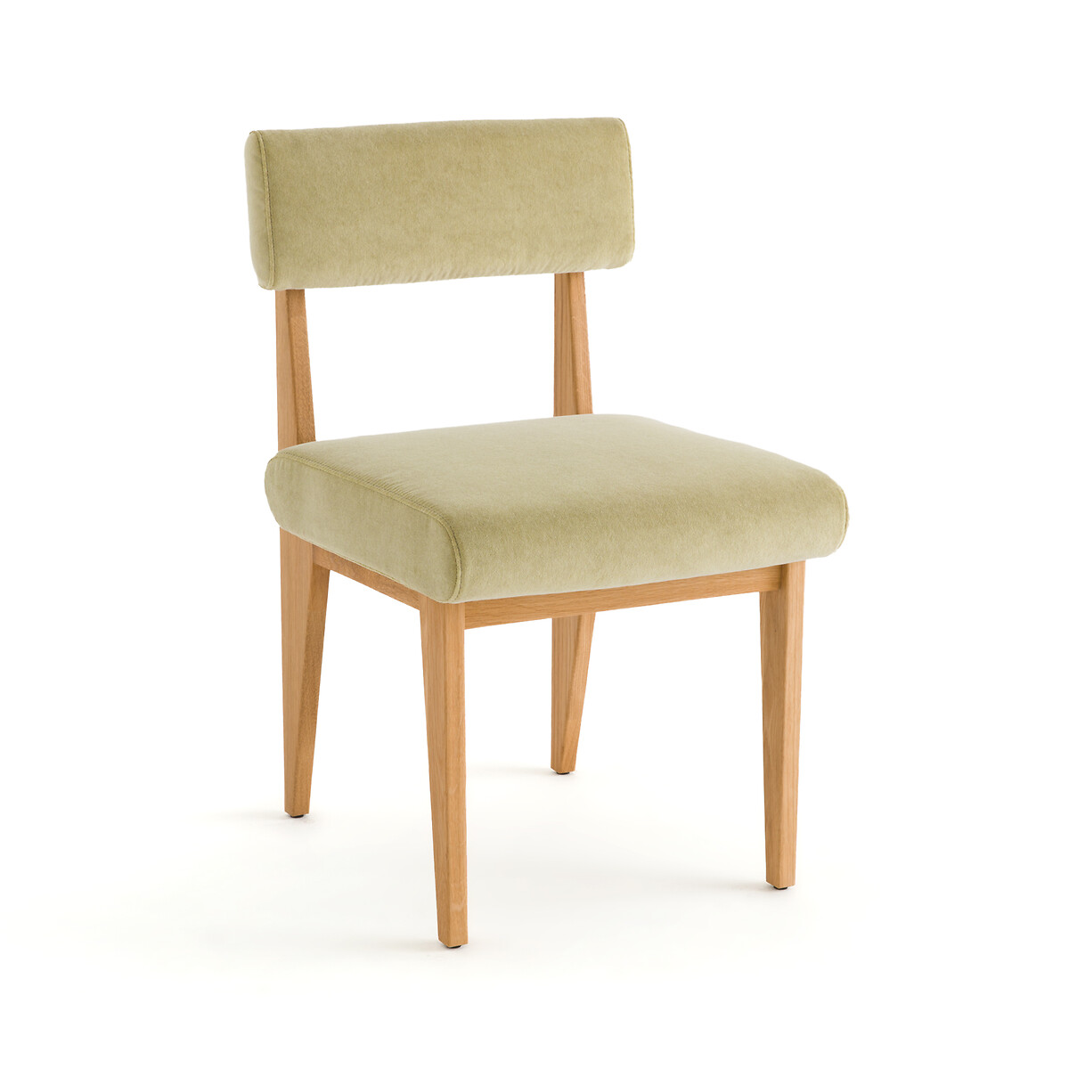 Стул из дуба и велюра