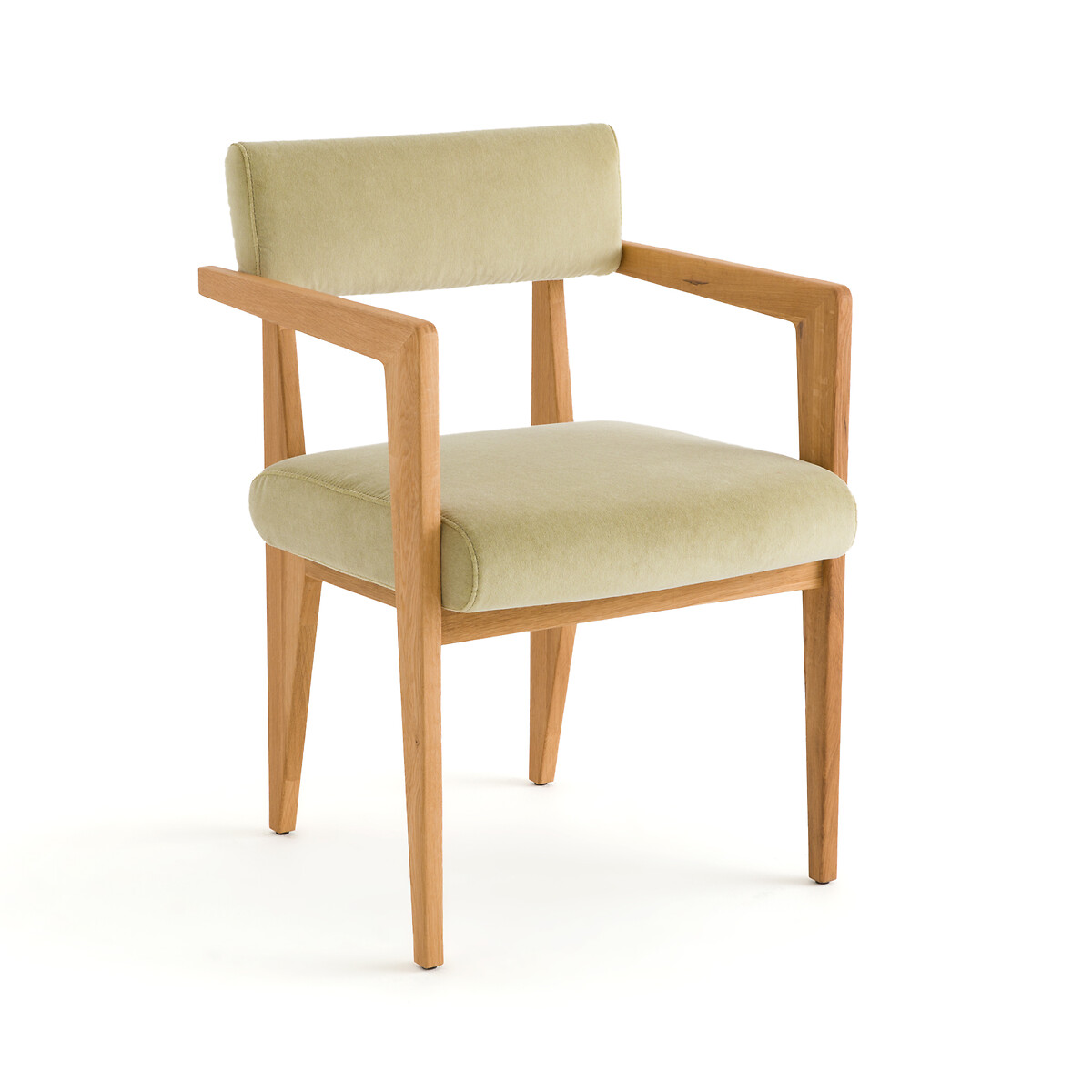 Кресло из дуба и велюра