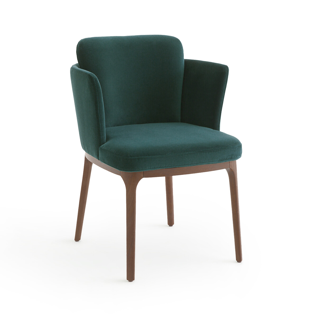 Кресло из ореха и велюра