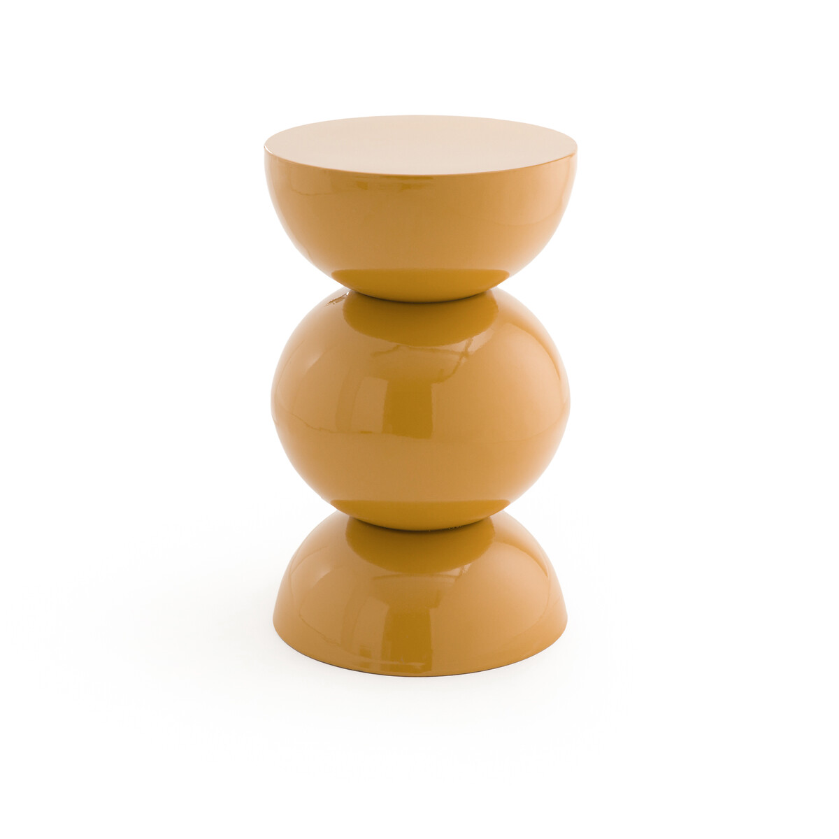 Стол диванный из металла (горчичный)