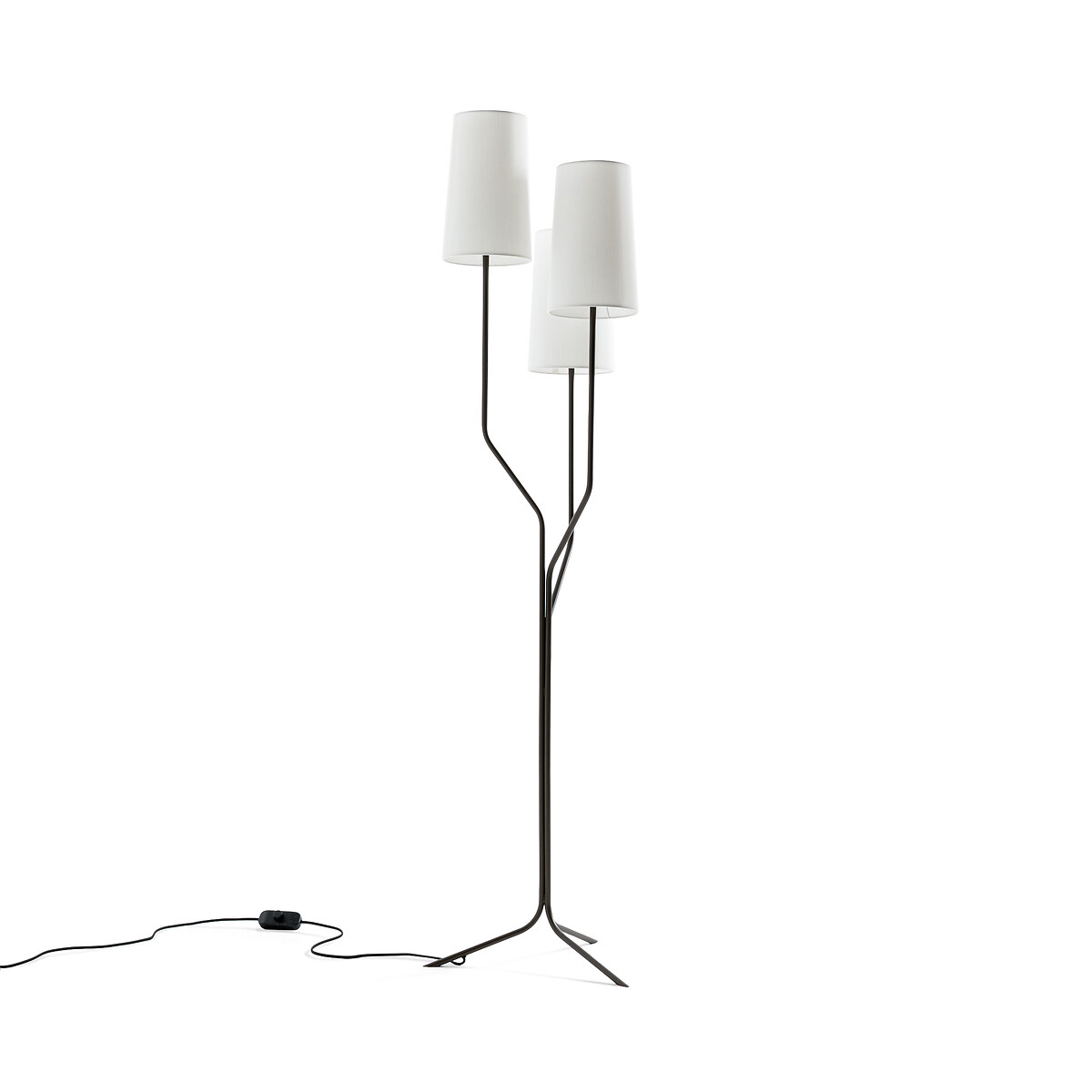 Торшер с тремя абажурами