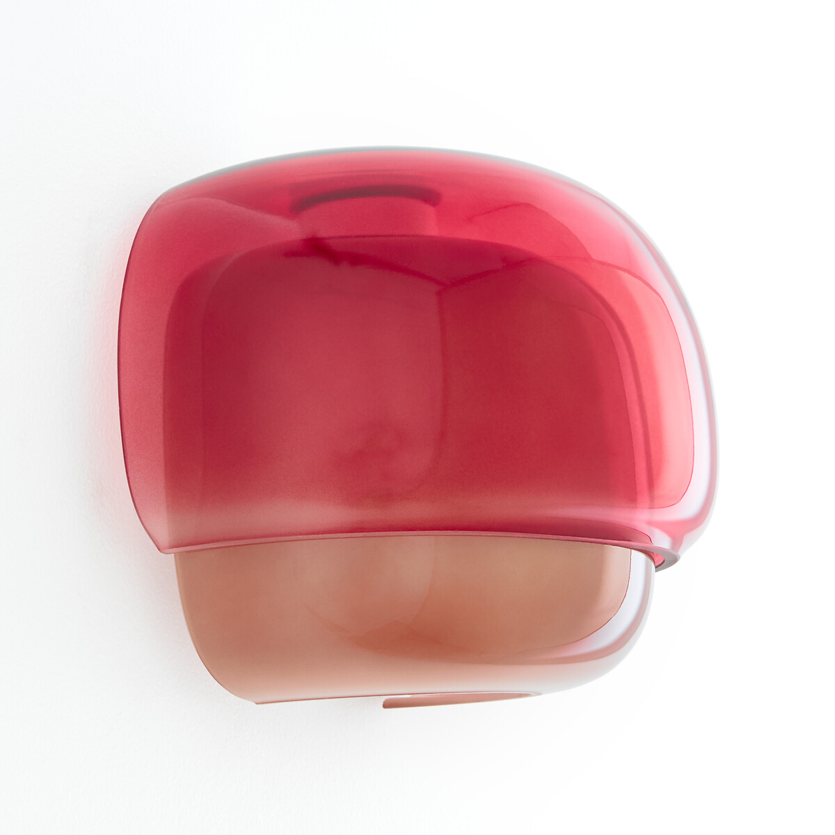 Бра из цветного стекла (красный)