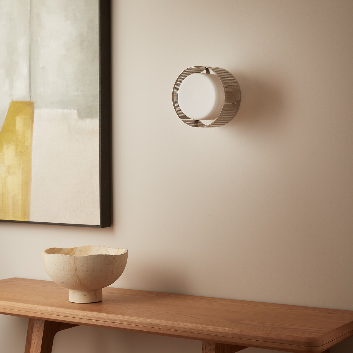 Потолочный светильник из железа и опалина