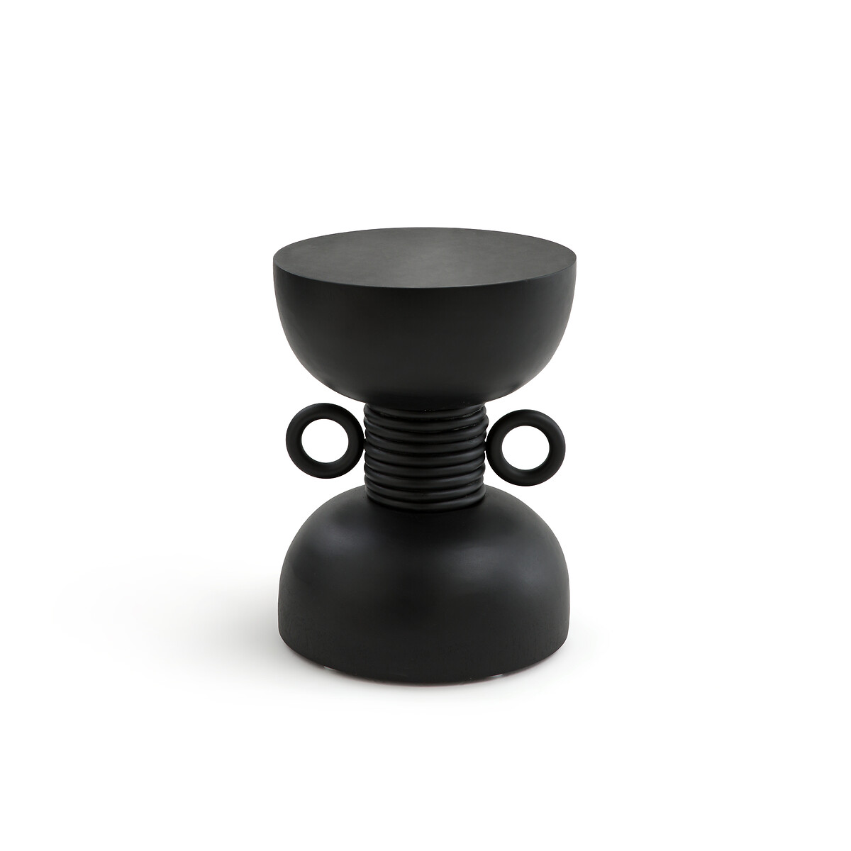 Стол журнальный из дерева суар и ротанга