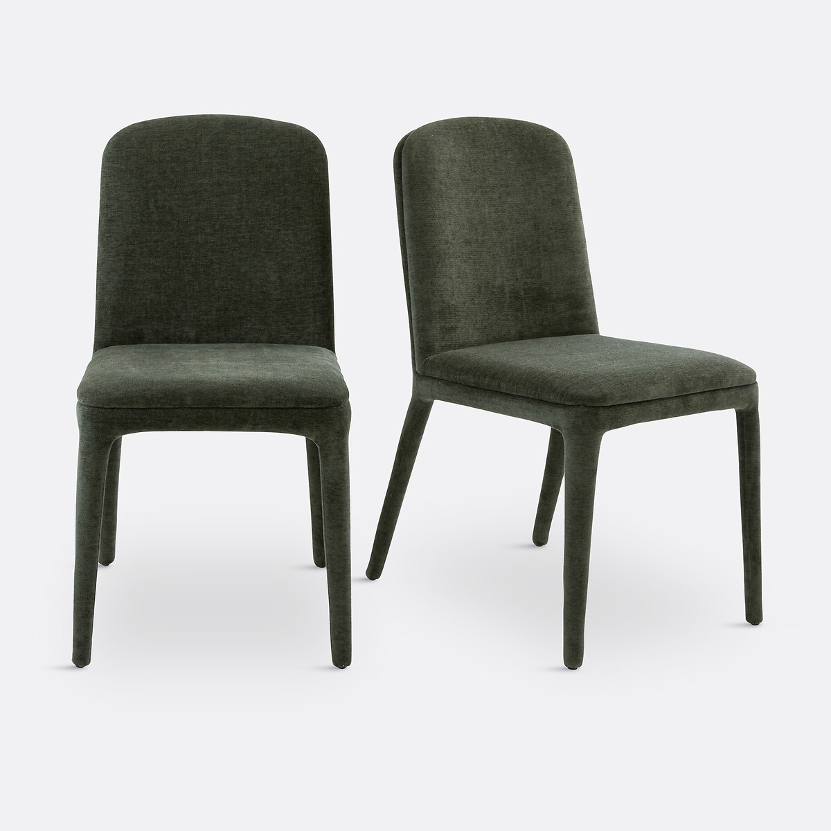 Комплект из двух стульев, обшитых тканью