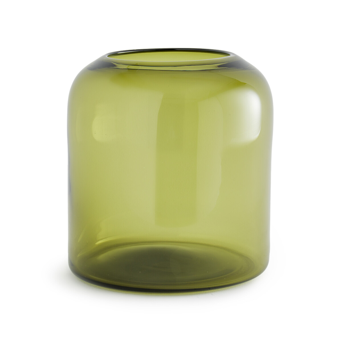 Ваза из дутого окрашенного стекла