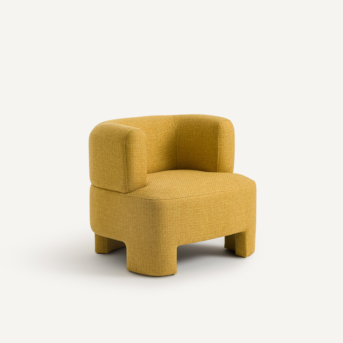 Текстурированное полипропиленовое кресло (желтый подсолнух)