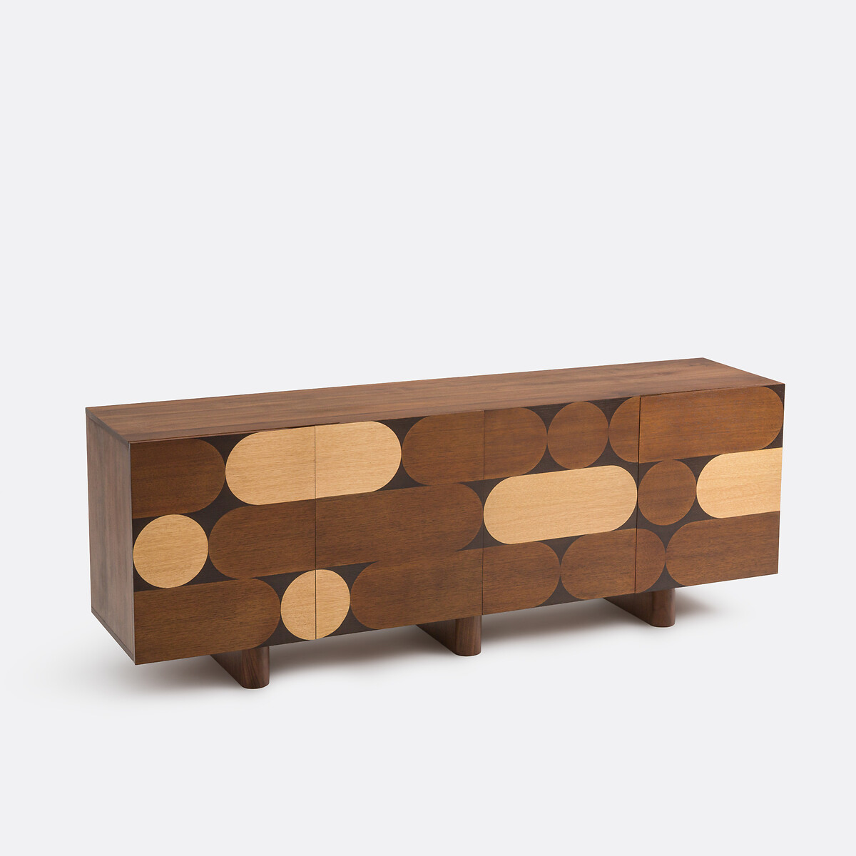 Буфет с инкрустацией из орехового дерева