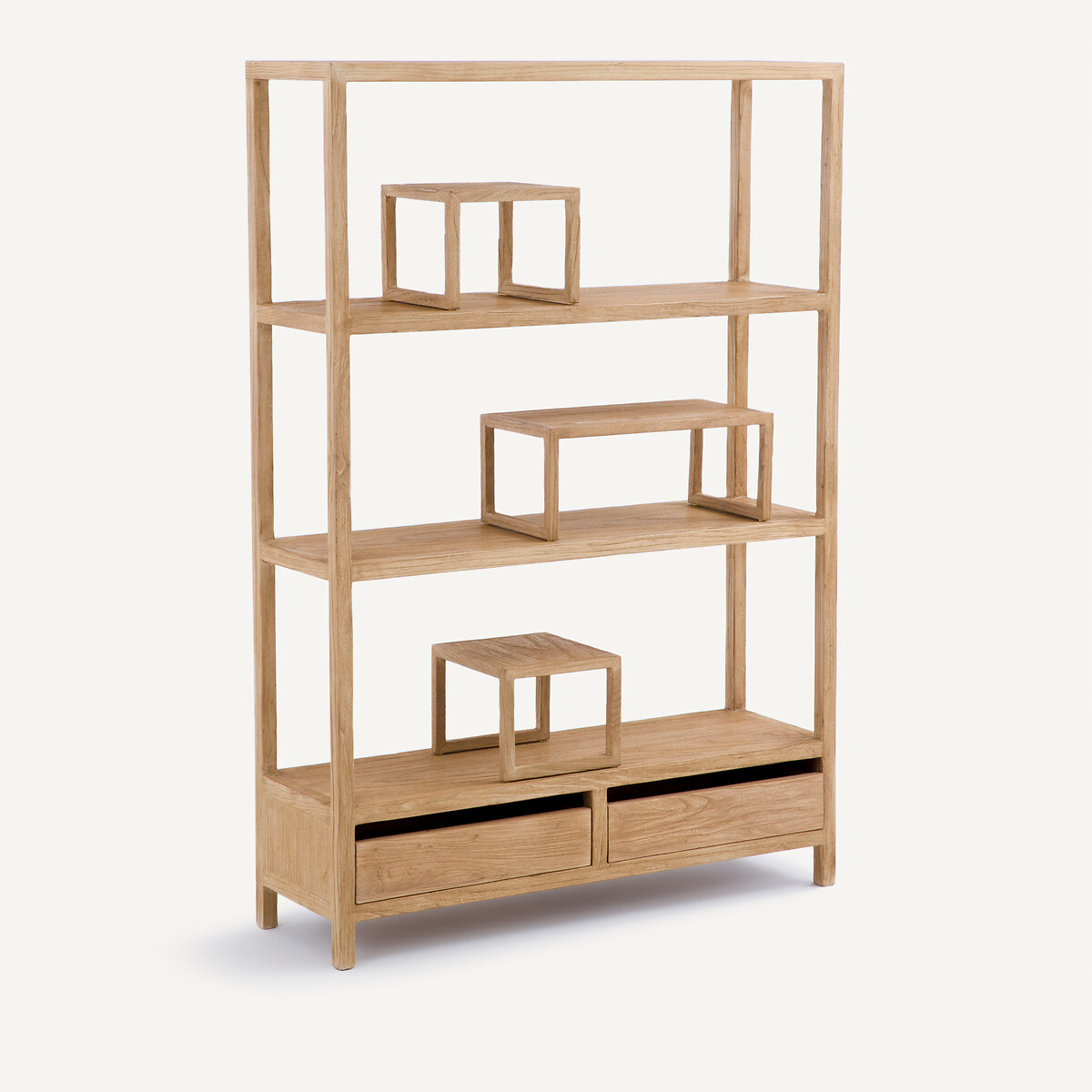 Шкаф книжный из переработанного вяза