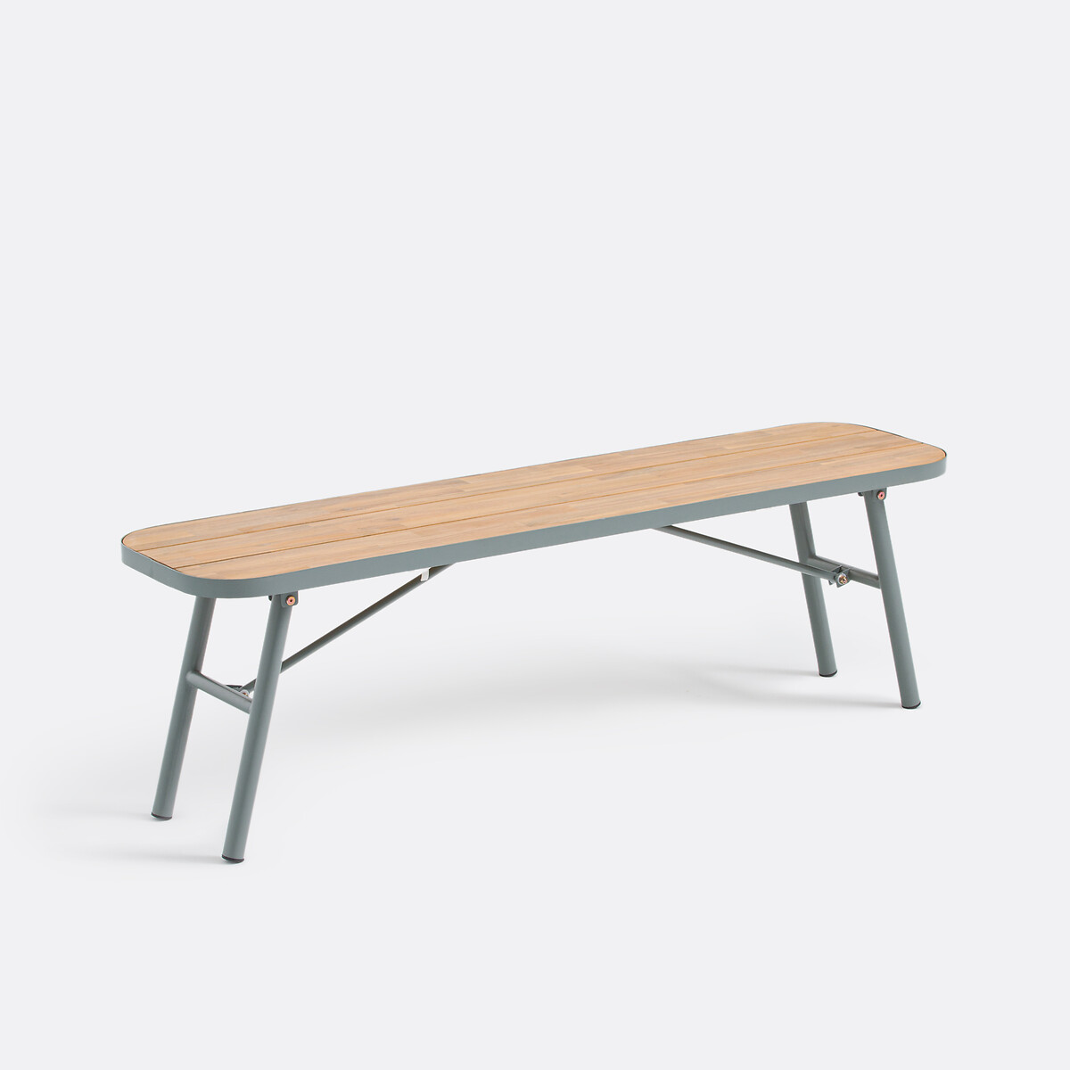 Скамья садовая с откидными ножками из акации