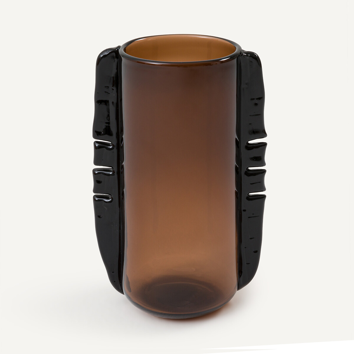 Ваза из выдувного стекла ручной работы