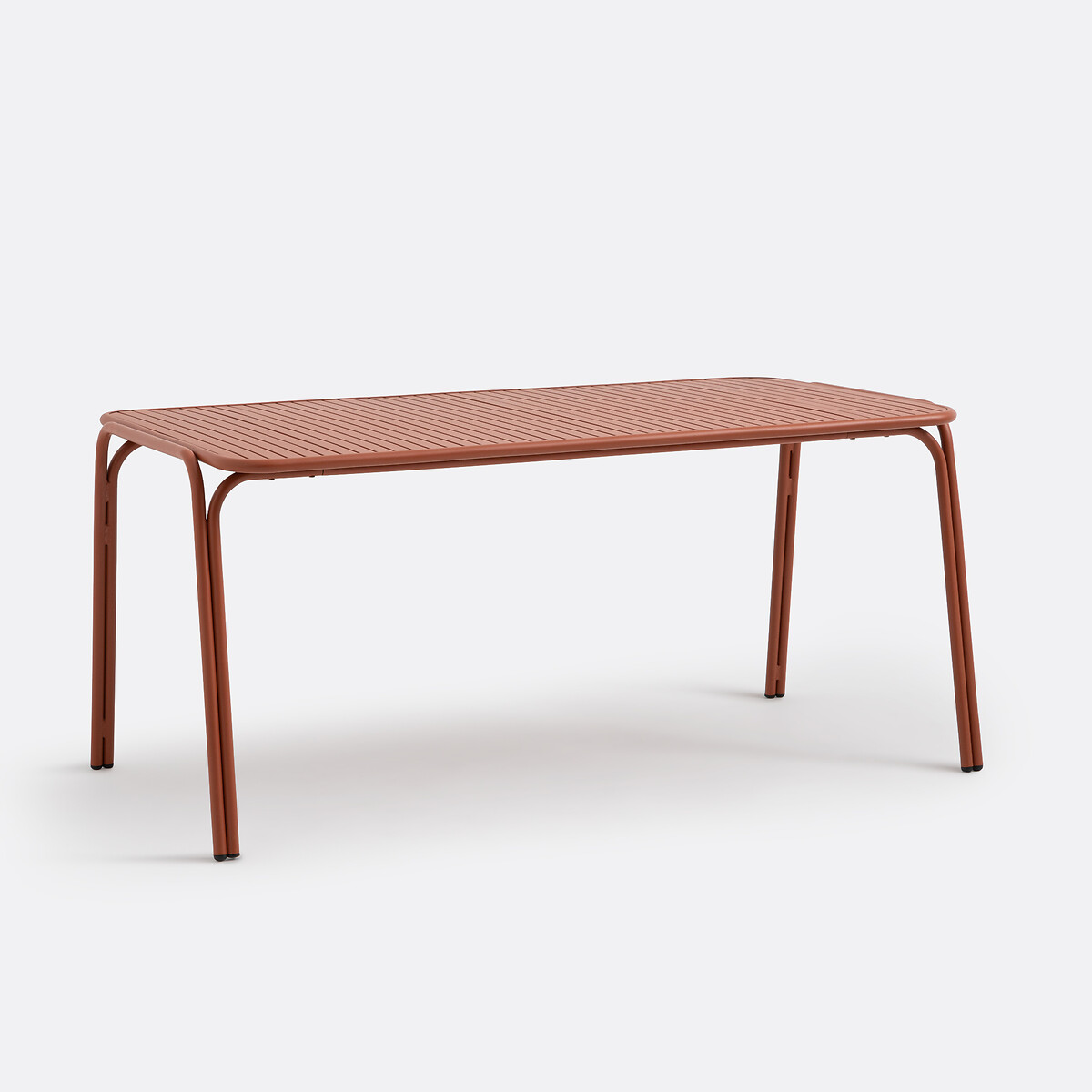 Стол садовый из алюминия (терракота)