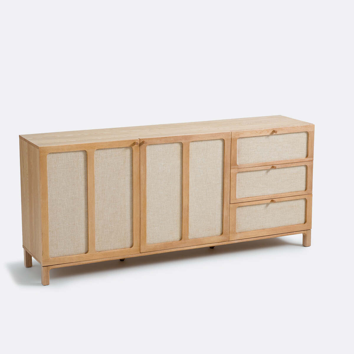 Буфет-анфилада из ясеня и льна