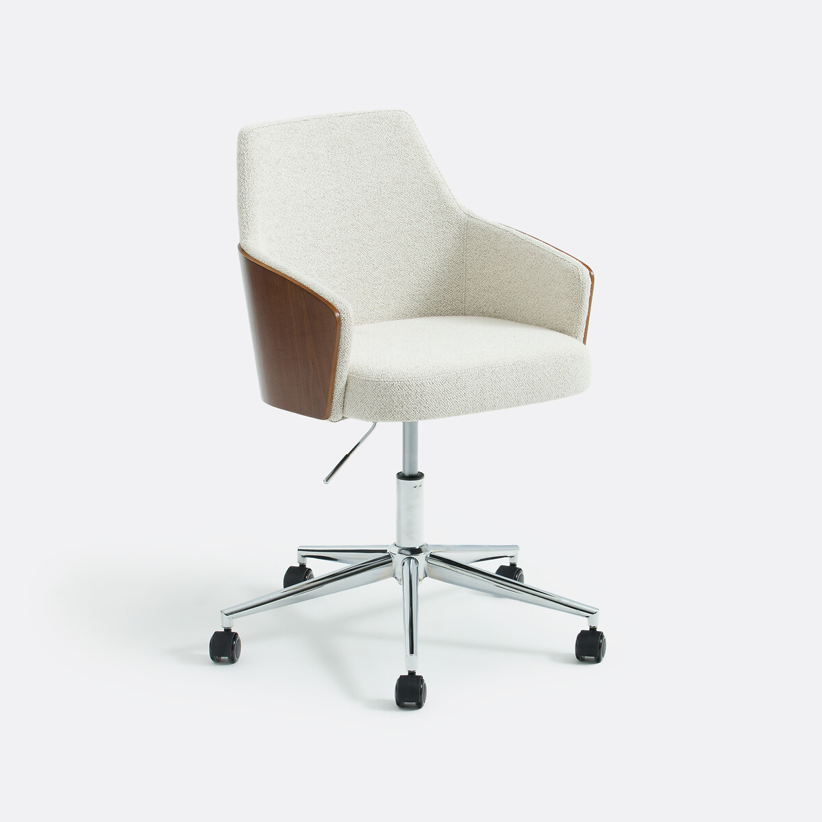 Кресло офисное вращающееся из ткани букле