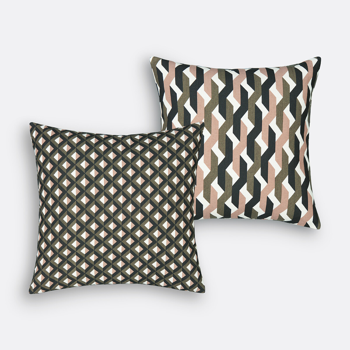 Комплект из двух чехлов на подушку из переработанного хлопка (40*40)