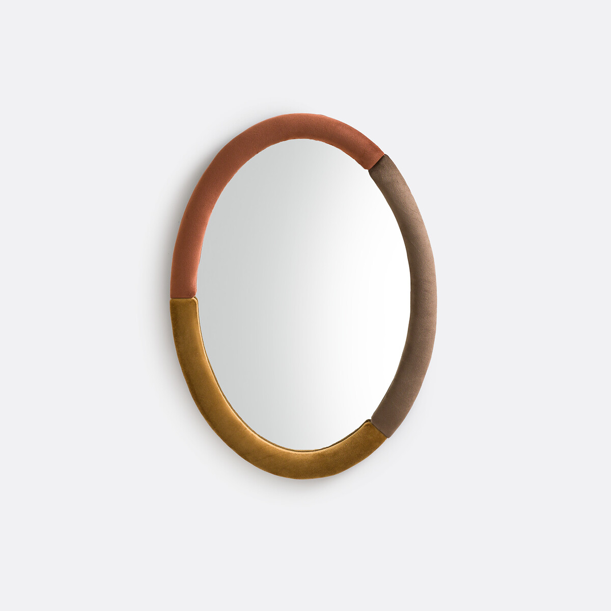 Зеркало с отделкой из велюра 43 x 60 см