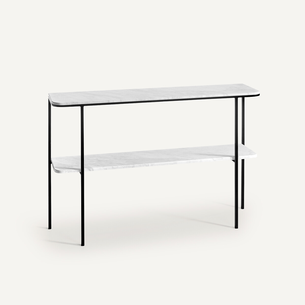 Консоль с двойной мраморной столешницей