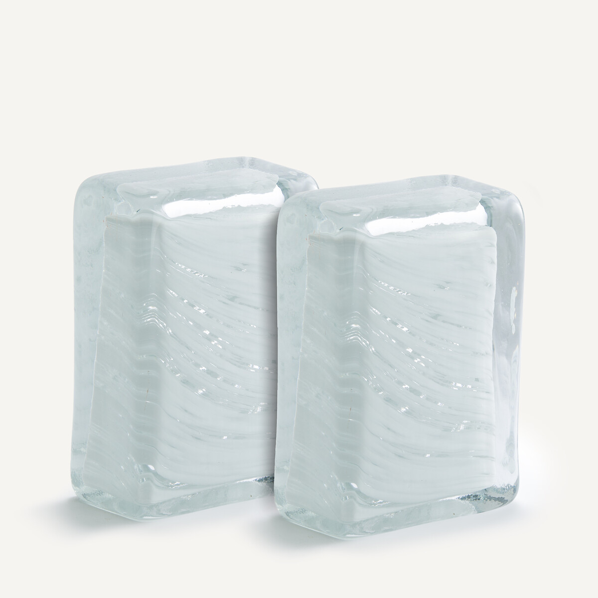 Комплект из двух подставок для книг(белый)