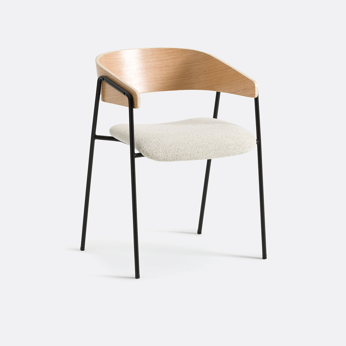 Обеденное кресло (экрю/черный)