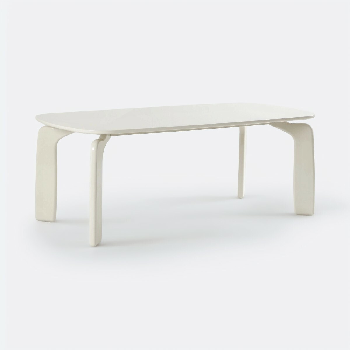 Обеденный стол с глянцевой столешницей на 8 персон