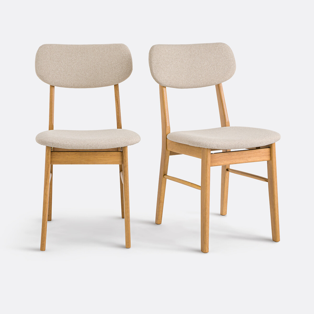 Комплект из двух стульев в винтажном стиле(бежевый)