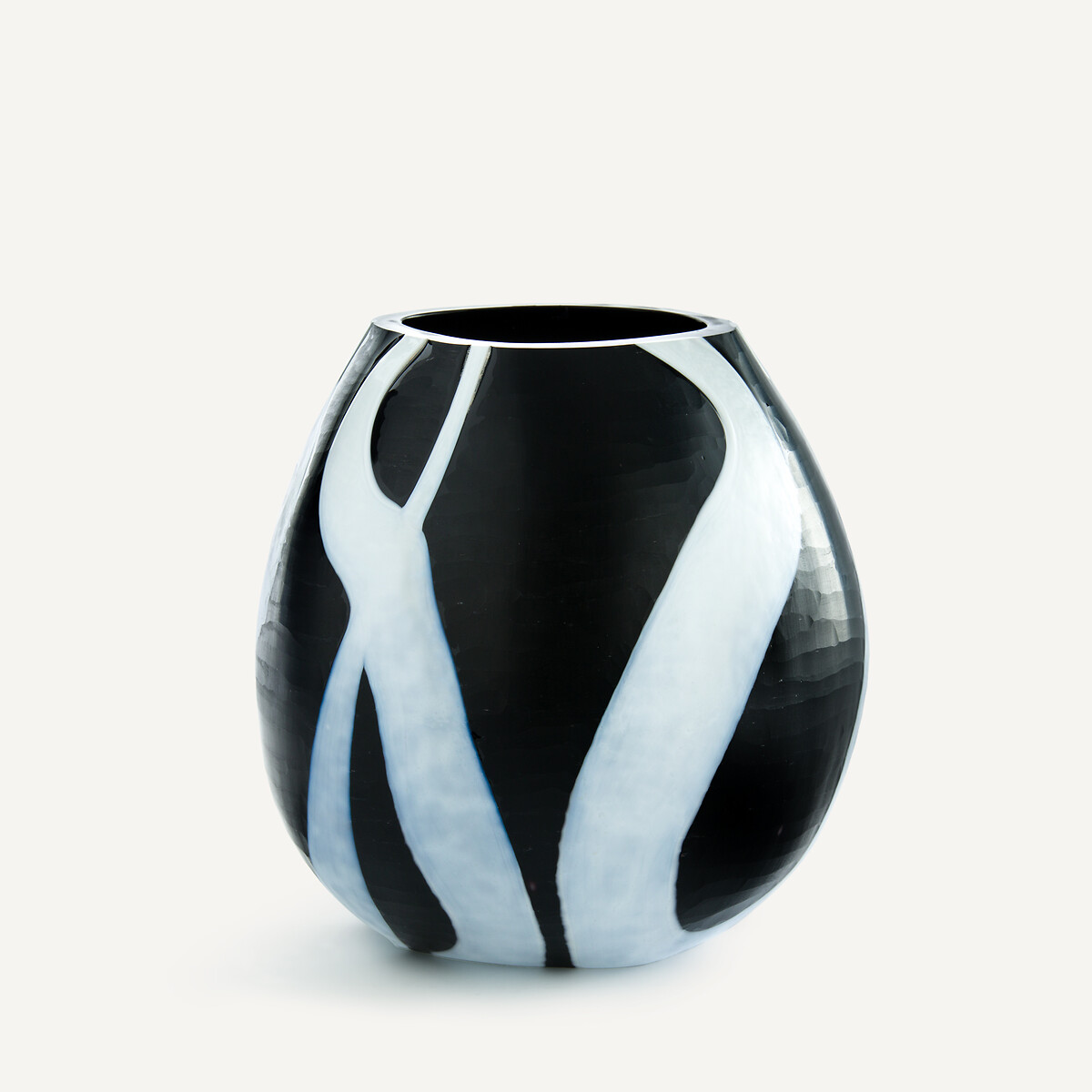 Ваза из стекла ручной выдувки, В20 см