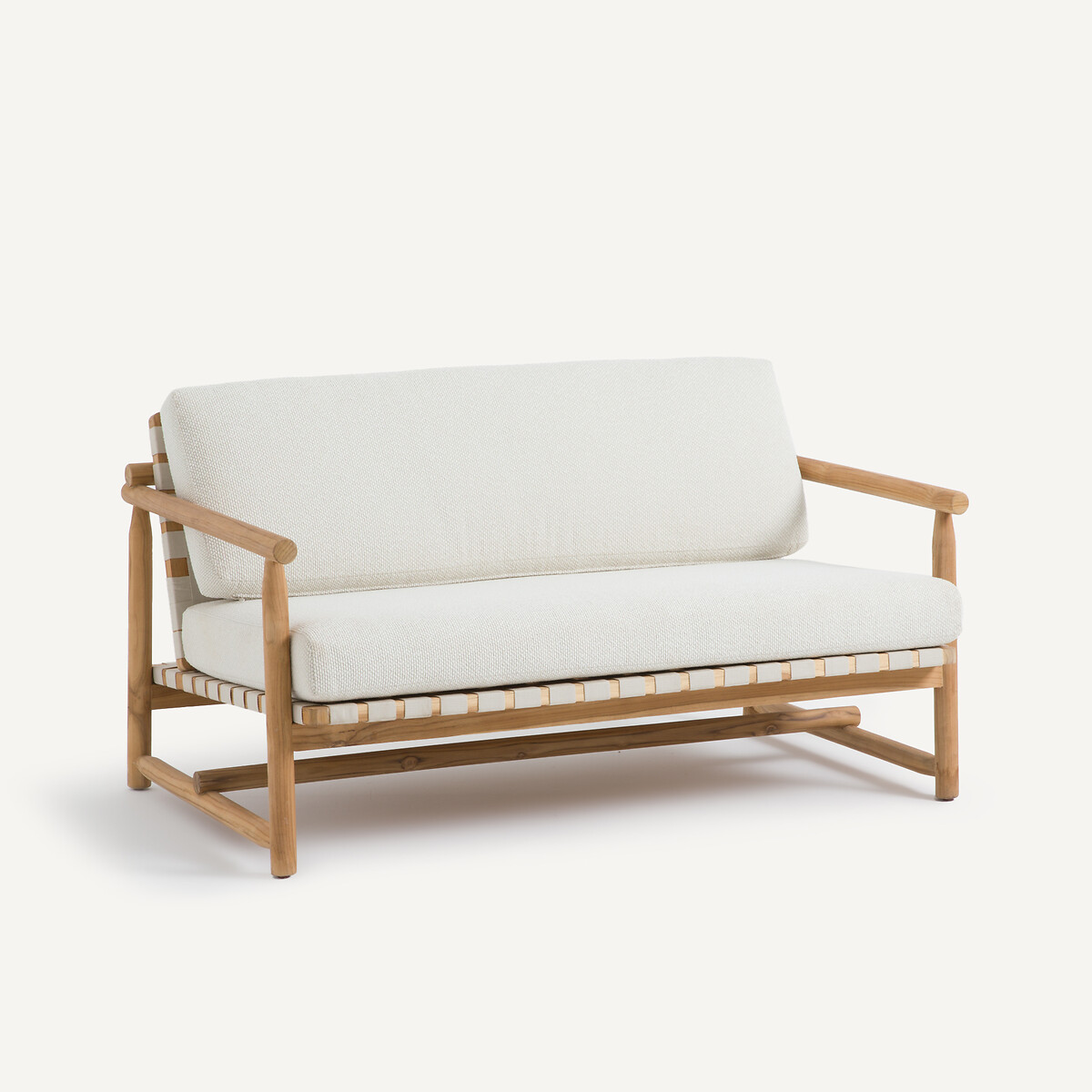 Банкетка садовая двухместная из тика