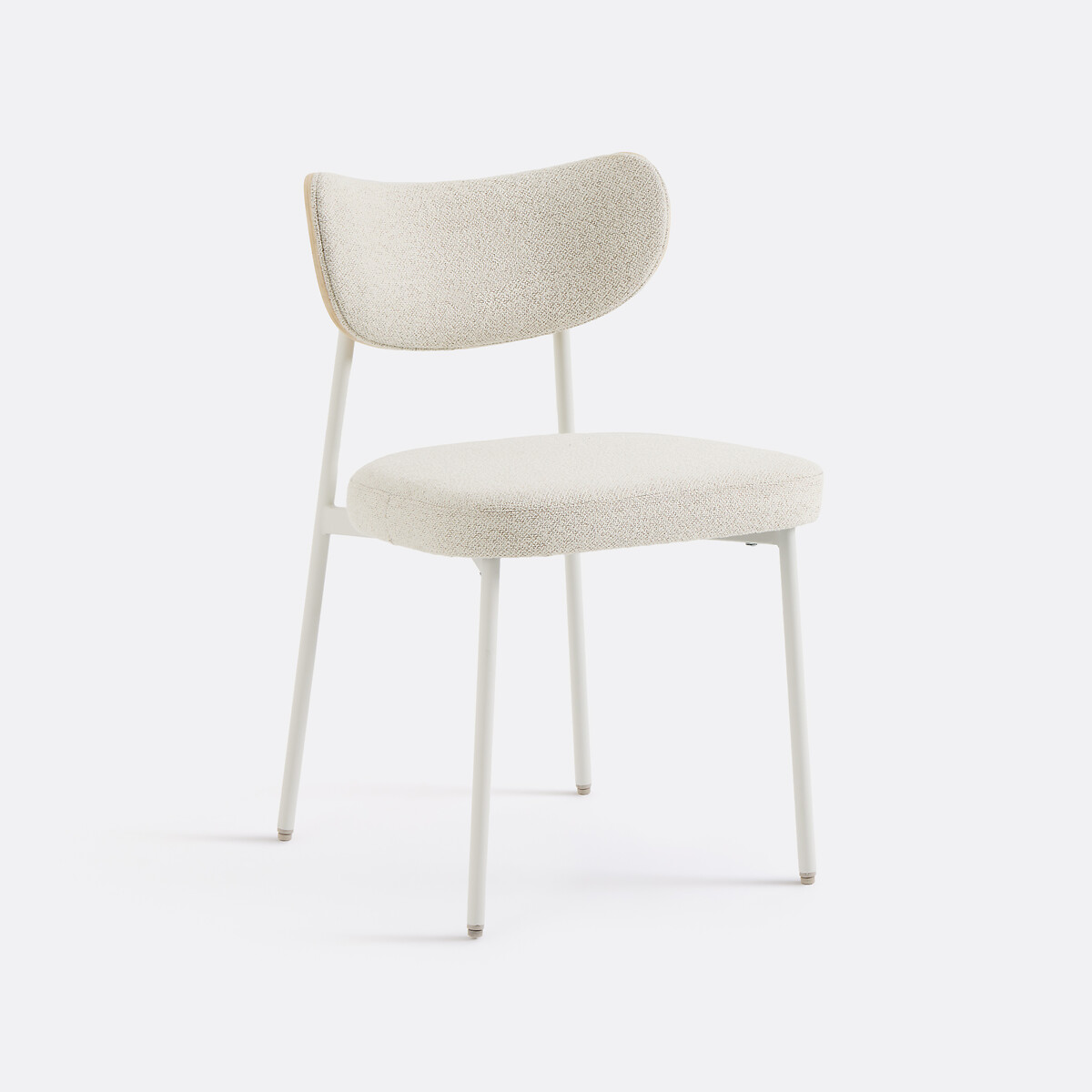 Комплект из 2 стульев в обивке из текстурированной ткани(экрю)