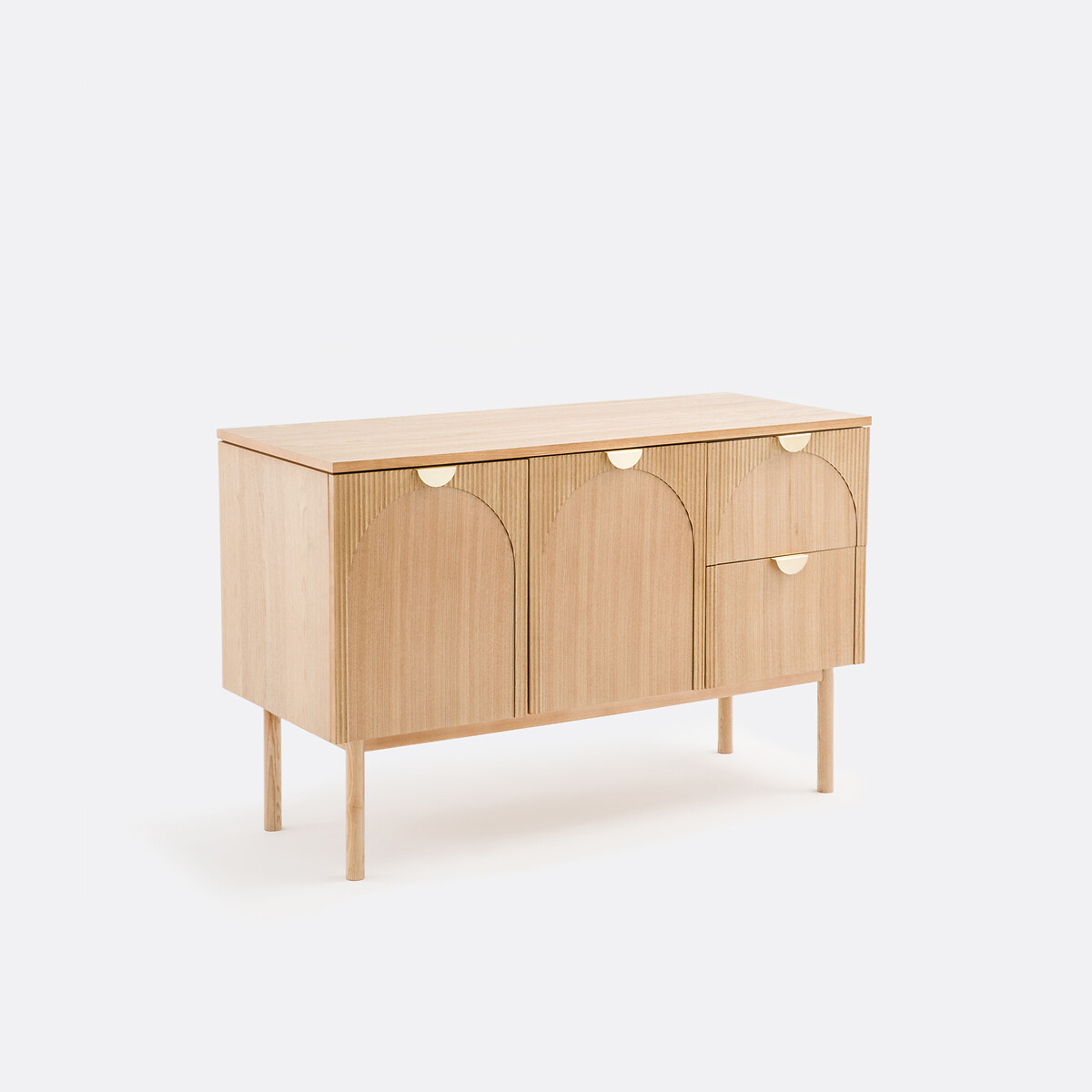 Тумба под две раковины с двумя дверцами и двумя ящиками