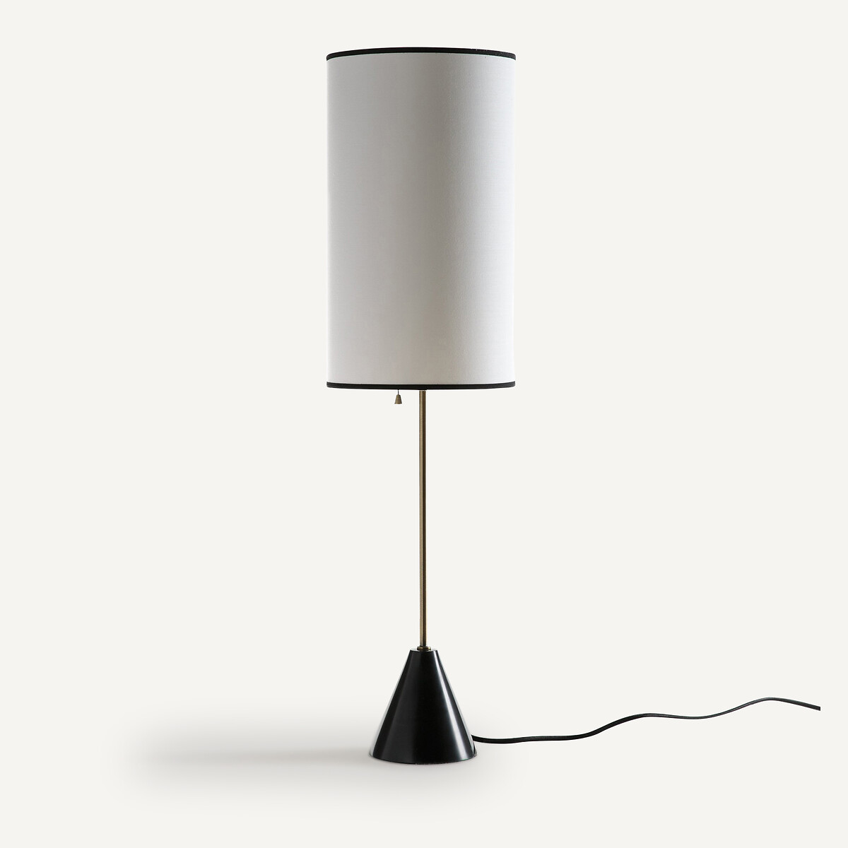 Лампа настольная из мрамора и металла