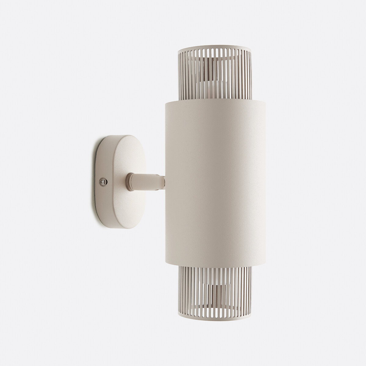 Двойной настенный светильник, шарнирный, из металла и опалового стекла