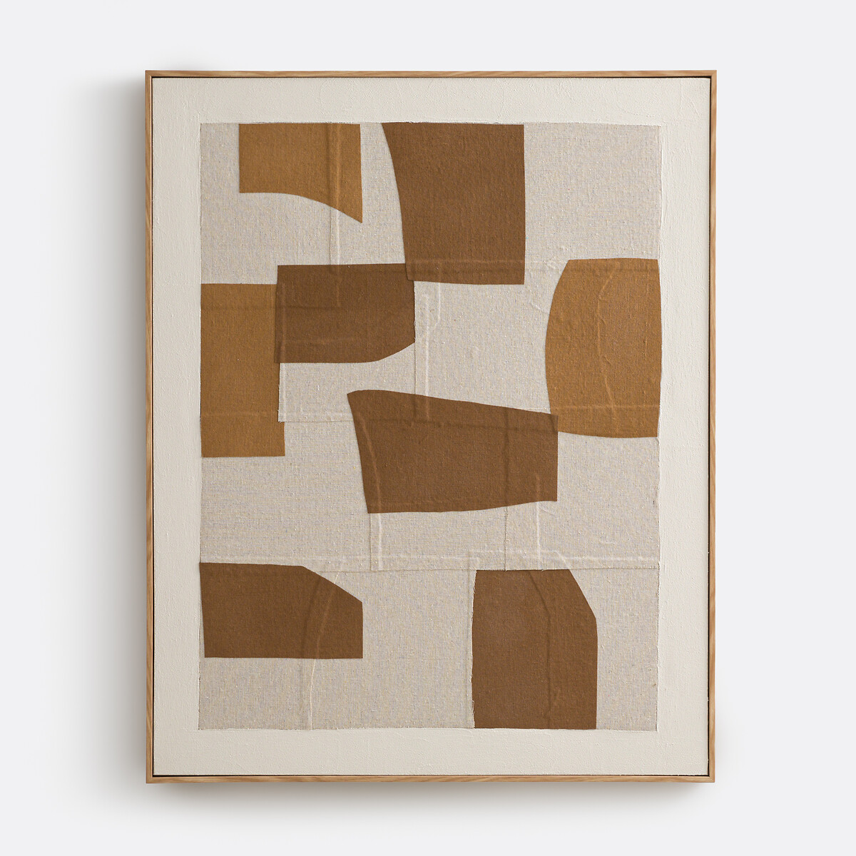 Картина на холсте в раме, из льна, Ш80 x В100 см