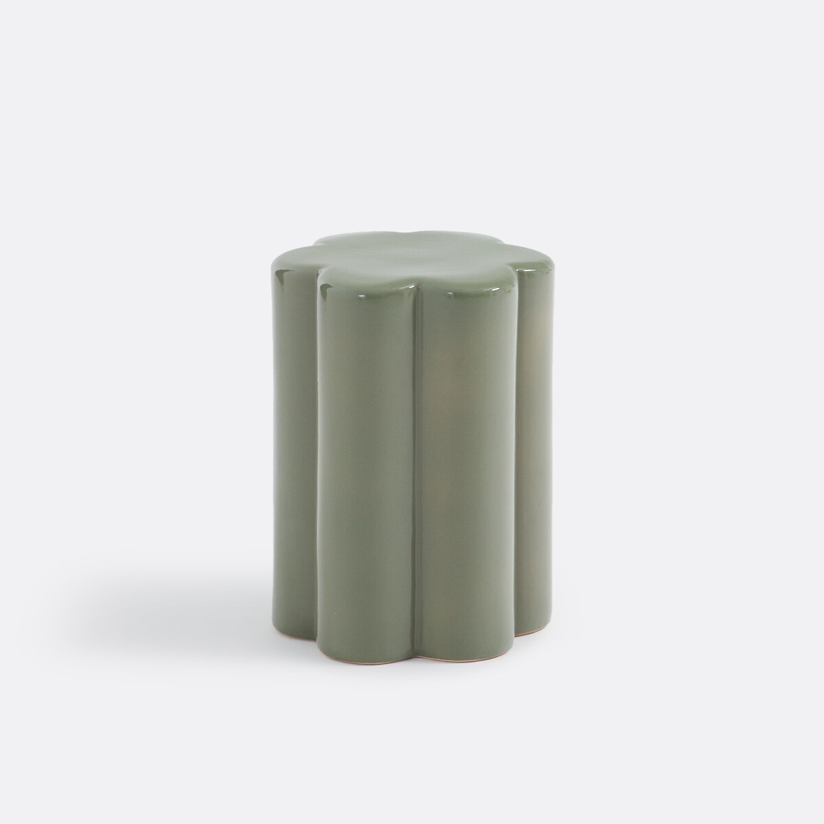 Стол журнальный и прикроватная тумбочка в форме цветка из керамики