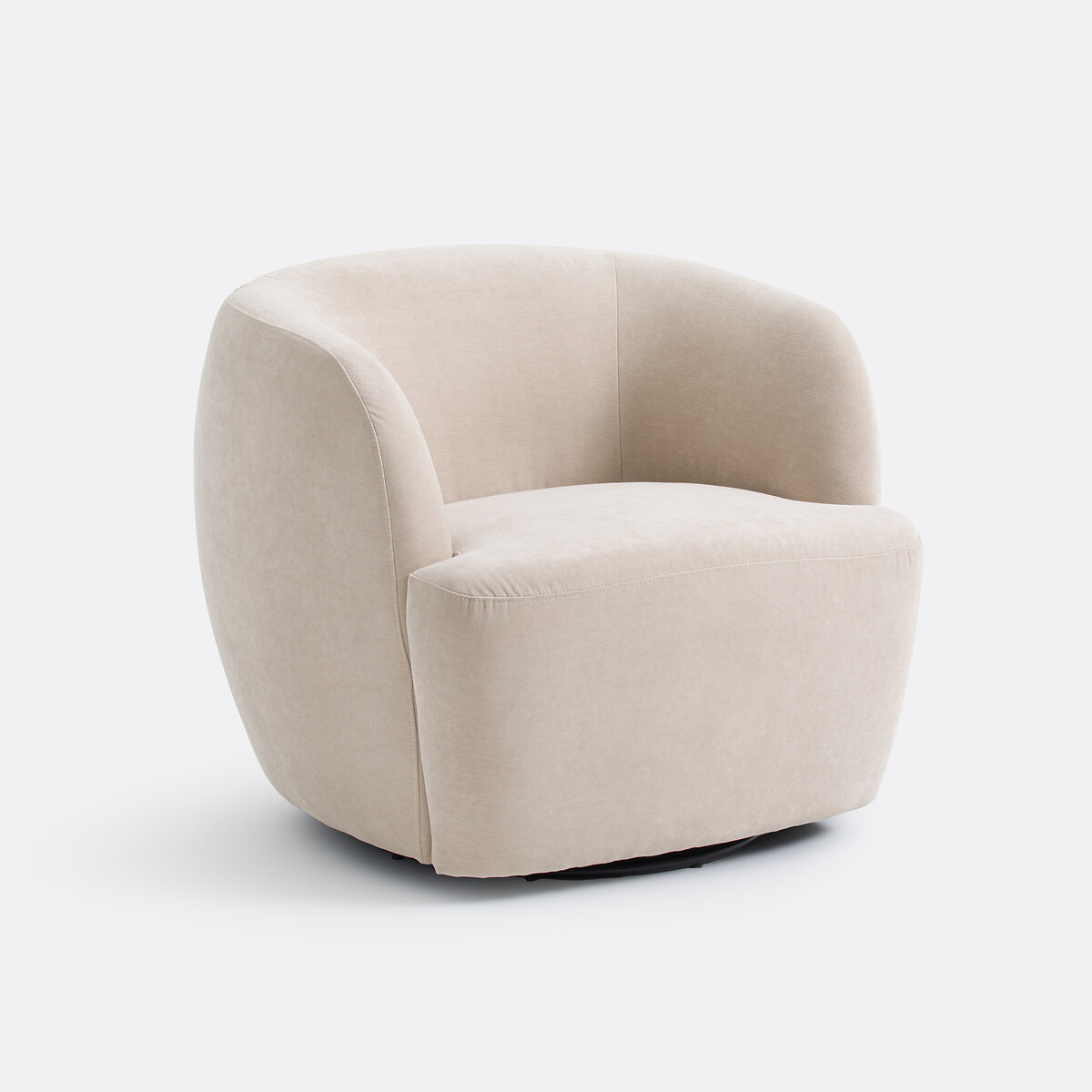 Кресло компактное вращающееся (бежевый)