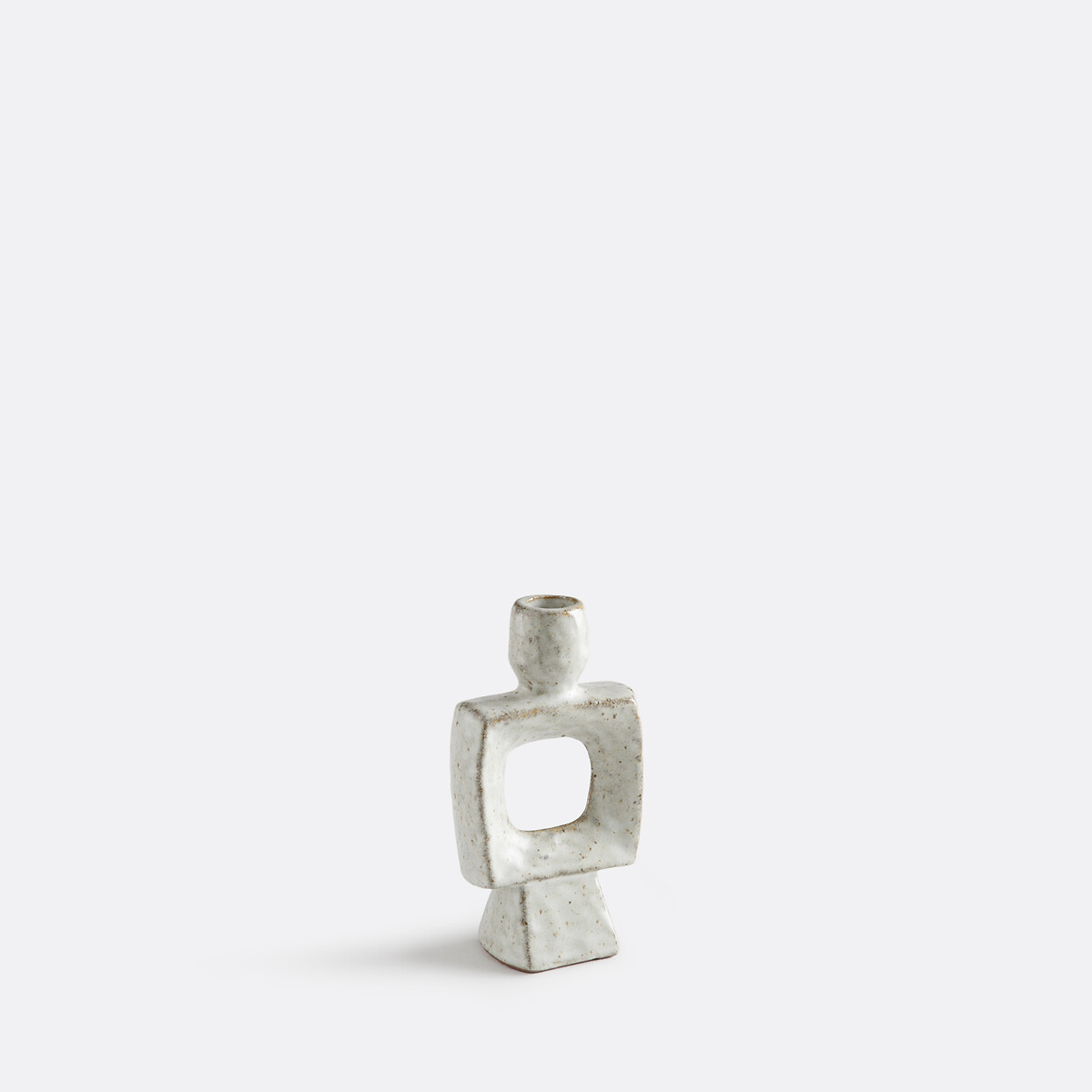 Подсвечник из органической керамики, высота 16,5 см