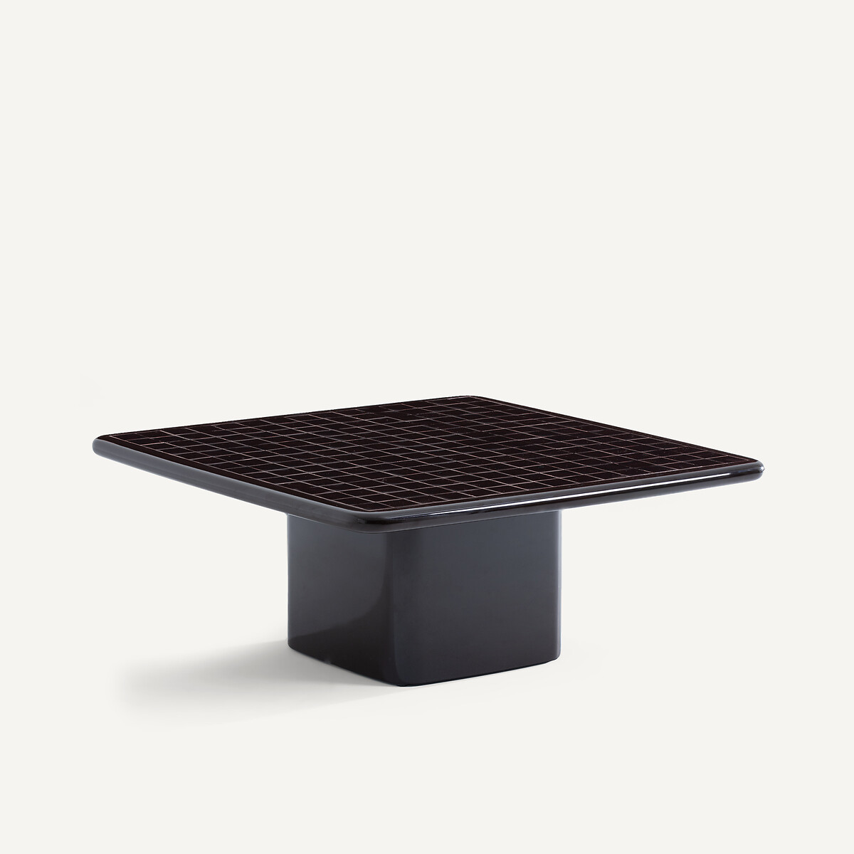 Лакированный журнальный столик с керамической столешницей