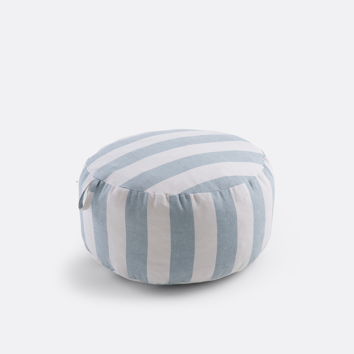 Уличный пуф в полоску, 50 x В25 см