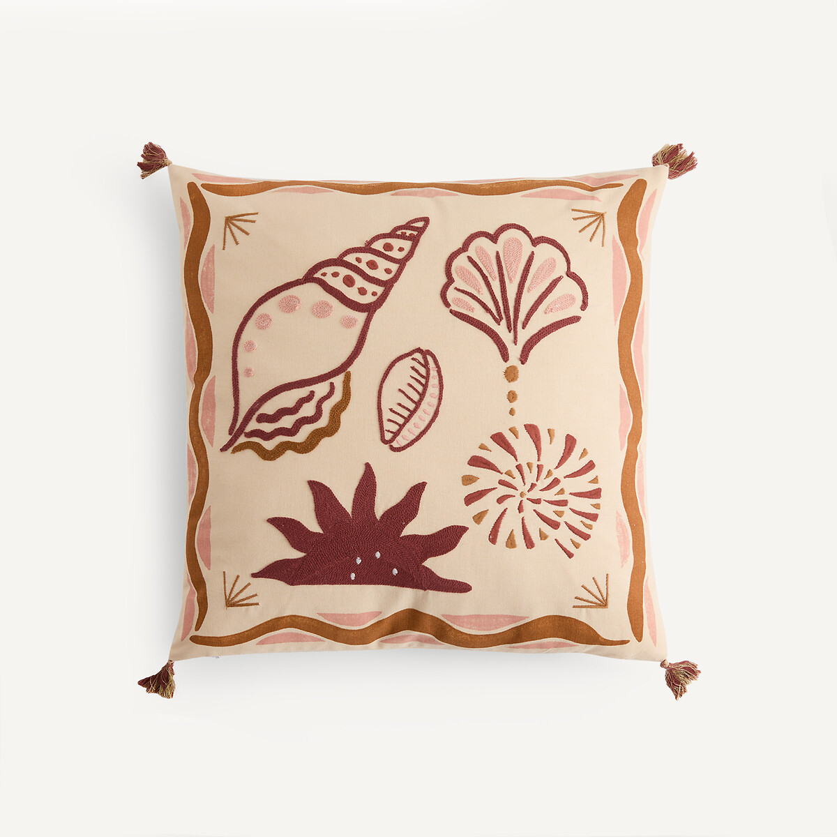 Наволочка для декоративной подушки, квадратная, 45х45 см, из хлопка