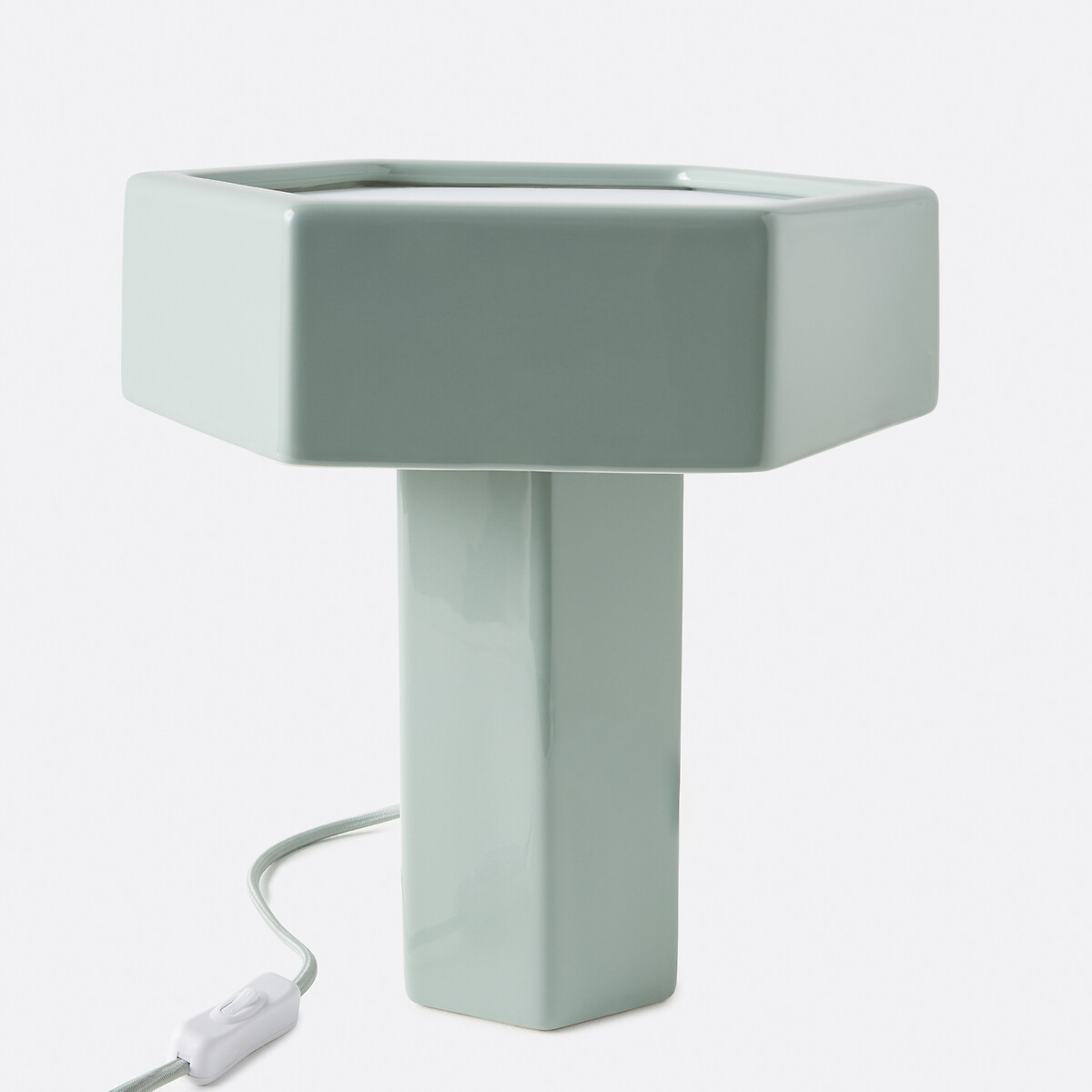 Настольная лампа из керамики