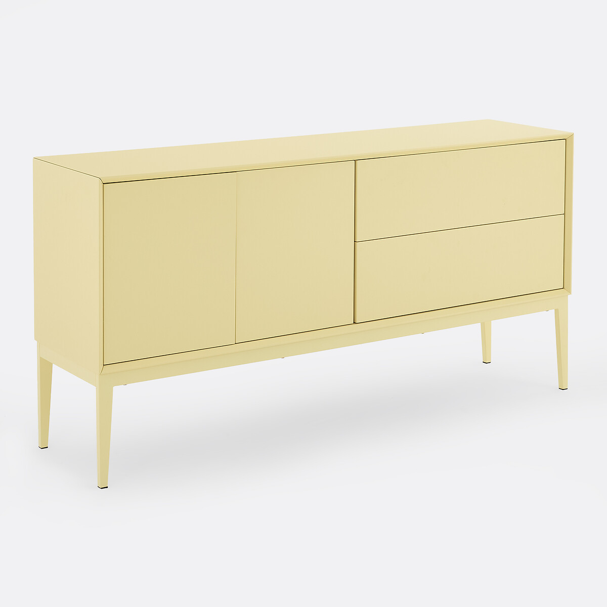 Низкий буфет, лакированный, 2 дверцы 2 ящика, длина 160 см