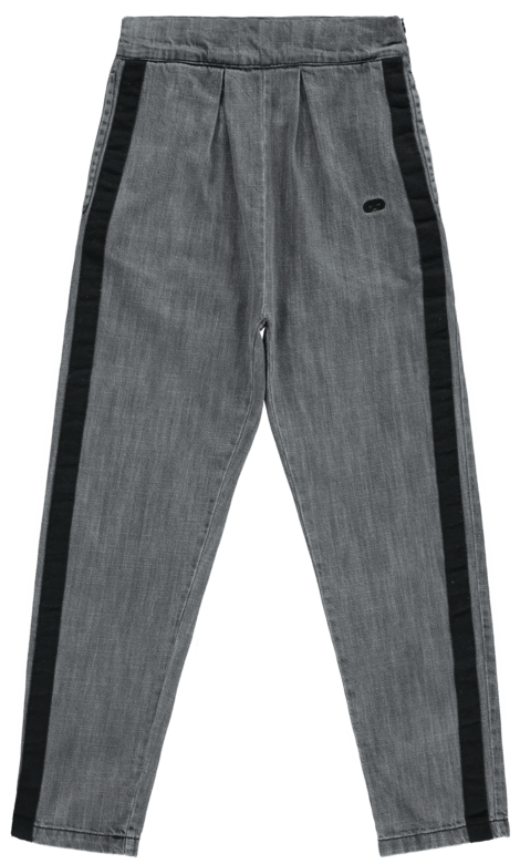 Брюки BeauLOves Denim "Stripe on side", сірий