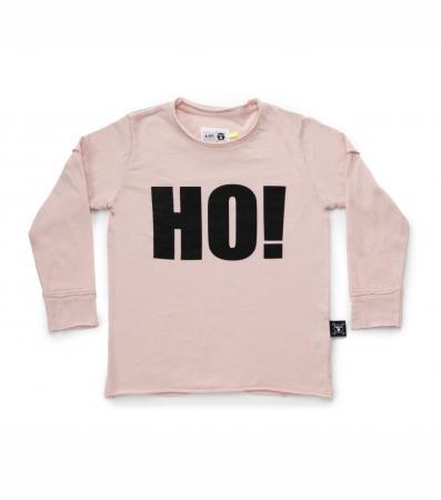 Лонгслив NUNUNU "HO!", рожевий