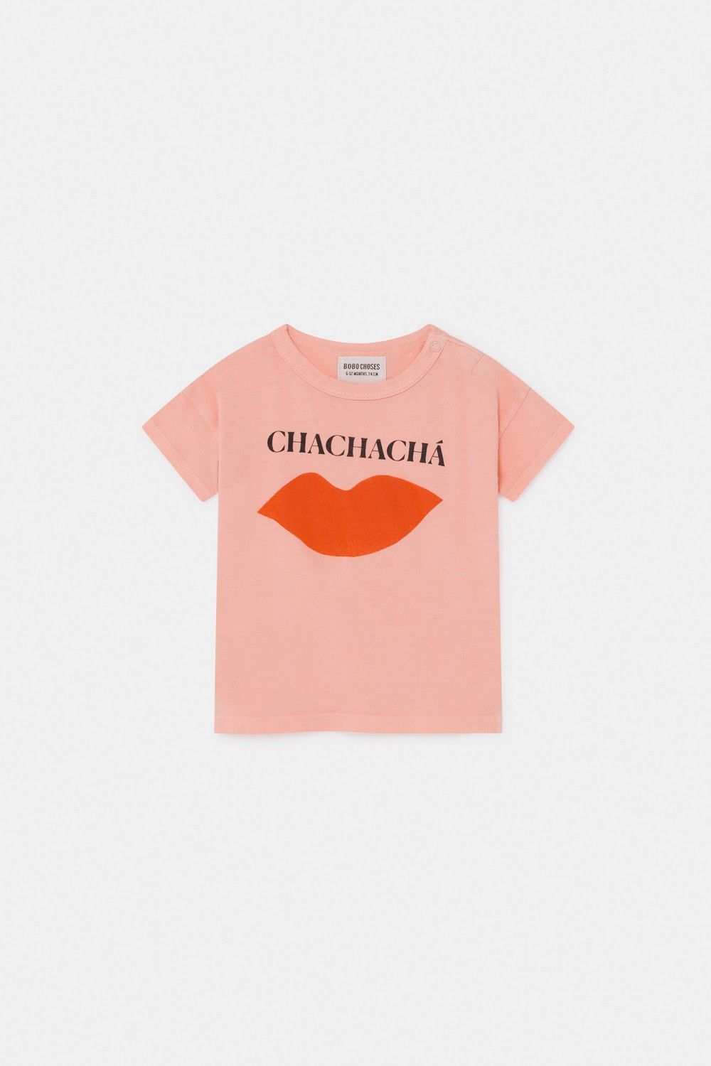 Футболка  Bobo Choses  Baby "Chachacha Kiss", рожевий