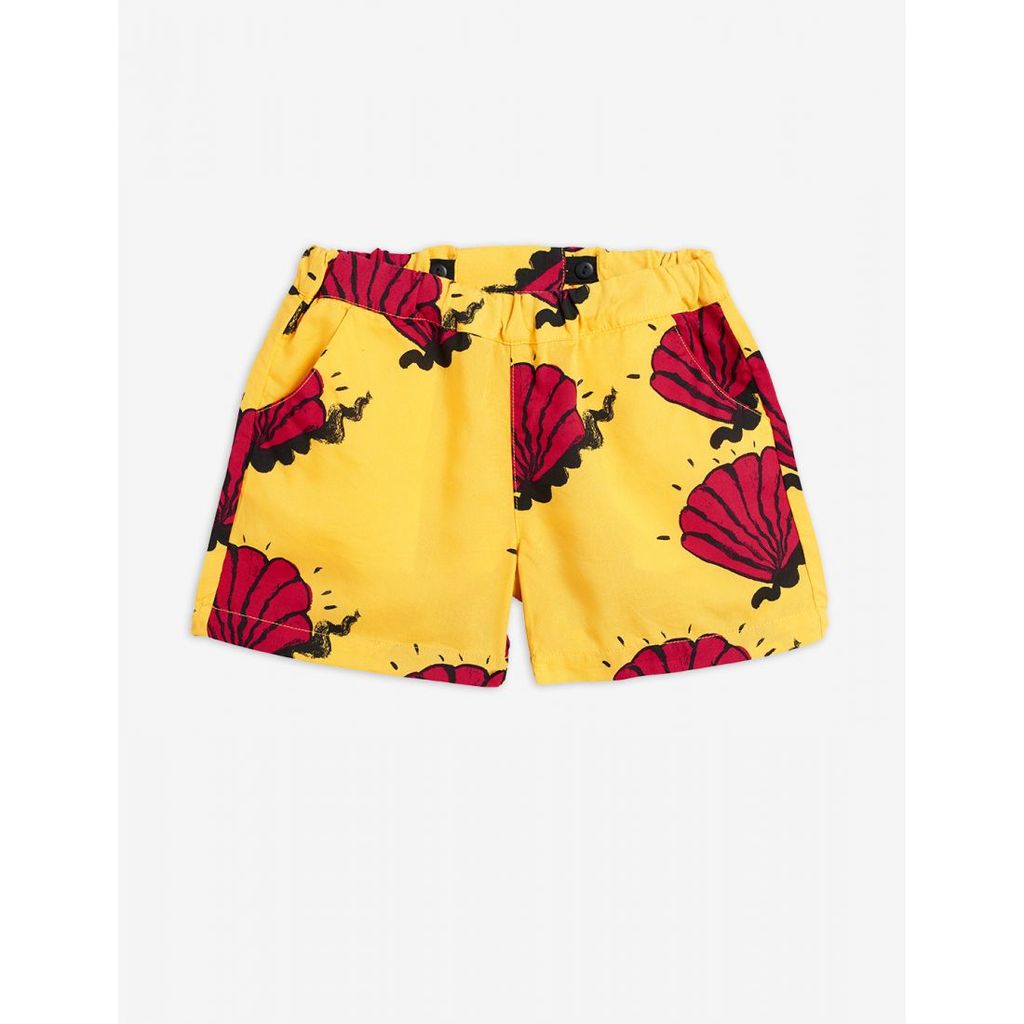 Шорти MINI RODINI "SHELL", жовтий